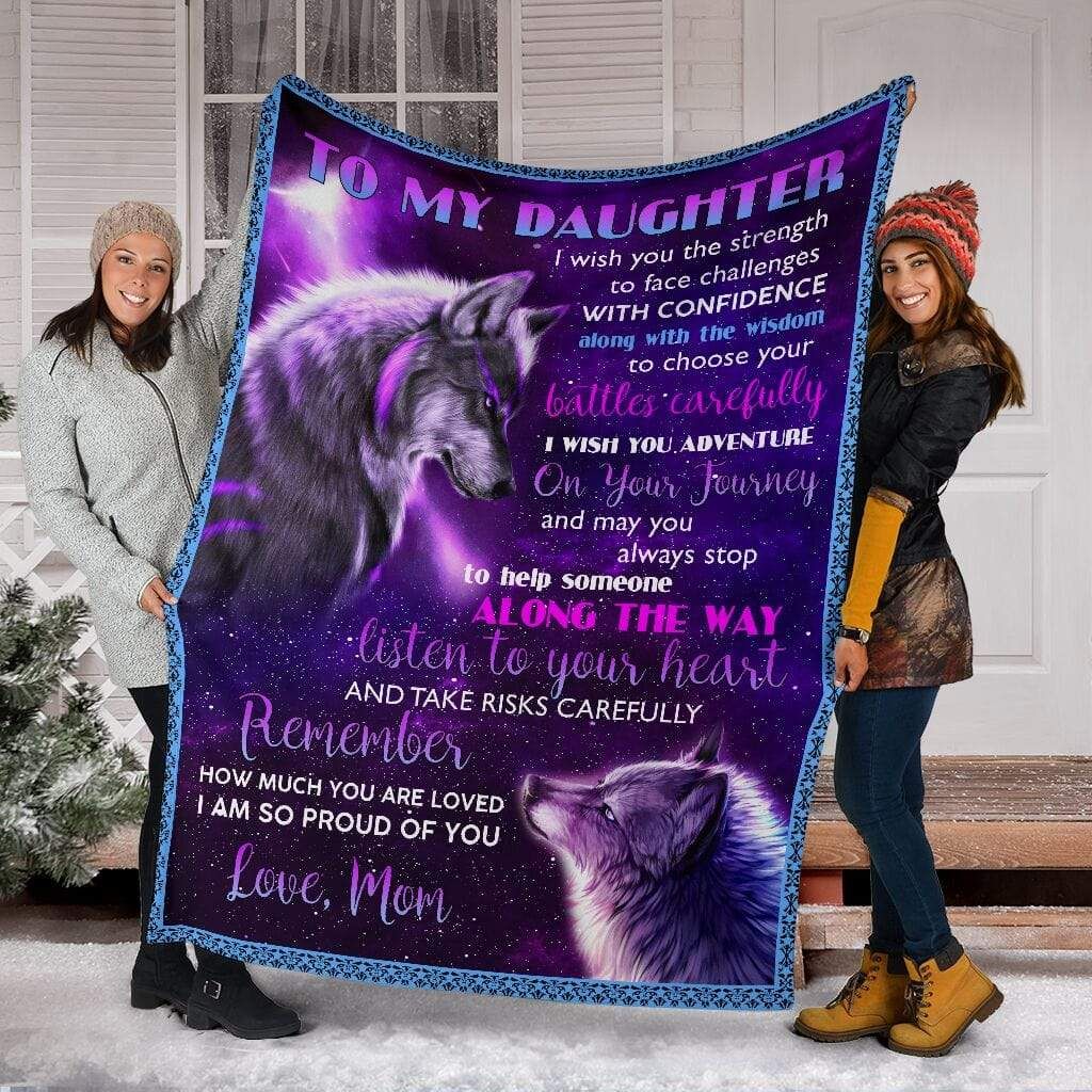 To My Daughter Wolfs Quilt