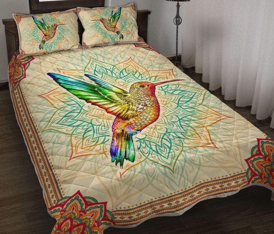 Hummingbird Mandala Native Quilt Set