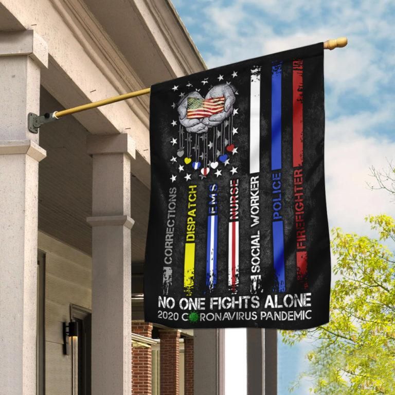 No One Fights Alone Garden Flag PAN