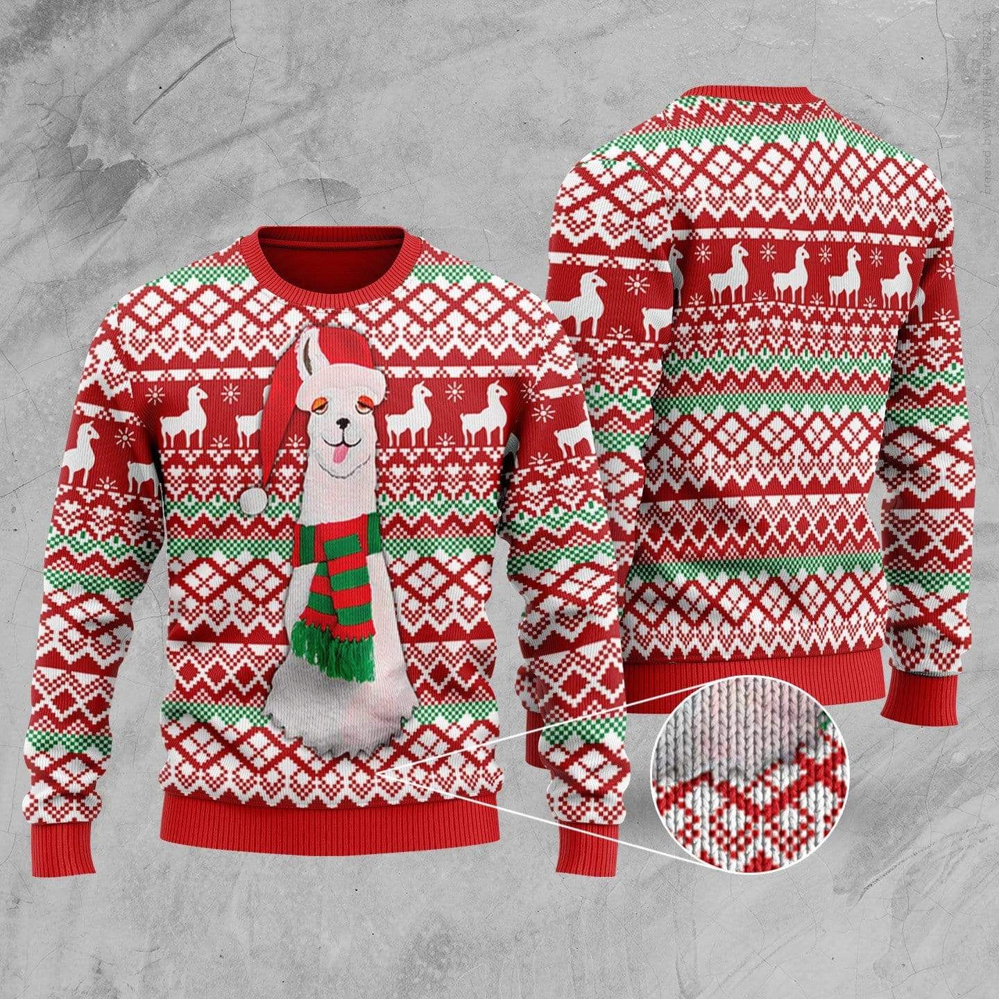 Christmas Funny Llama Sweater