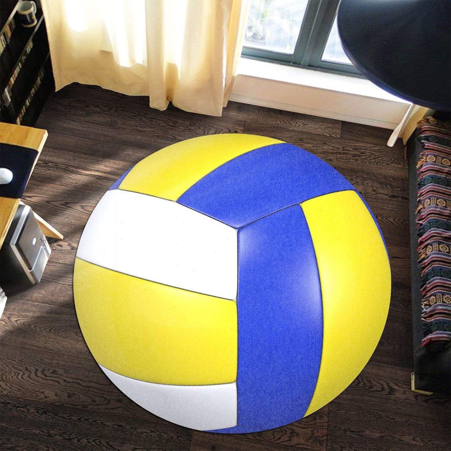 Volleyball Ball 3D Round Carpet