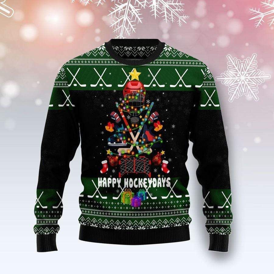 Happy Hockeydays Hockey Christmas Sweater