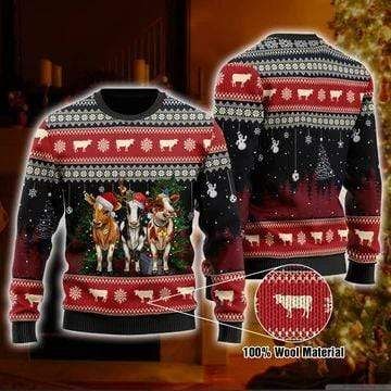 Cow Christmas Sweater
