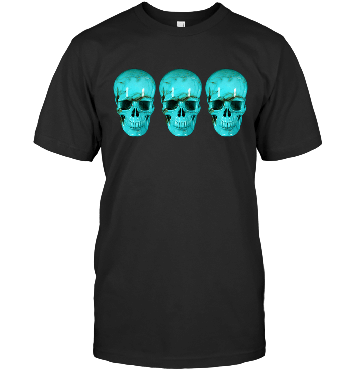 Three Turquoise Skulls Shirt