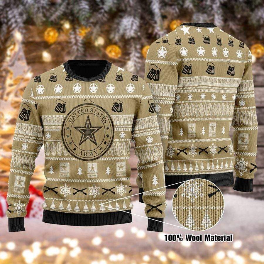 Us Army Star Sweater