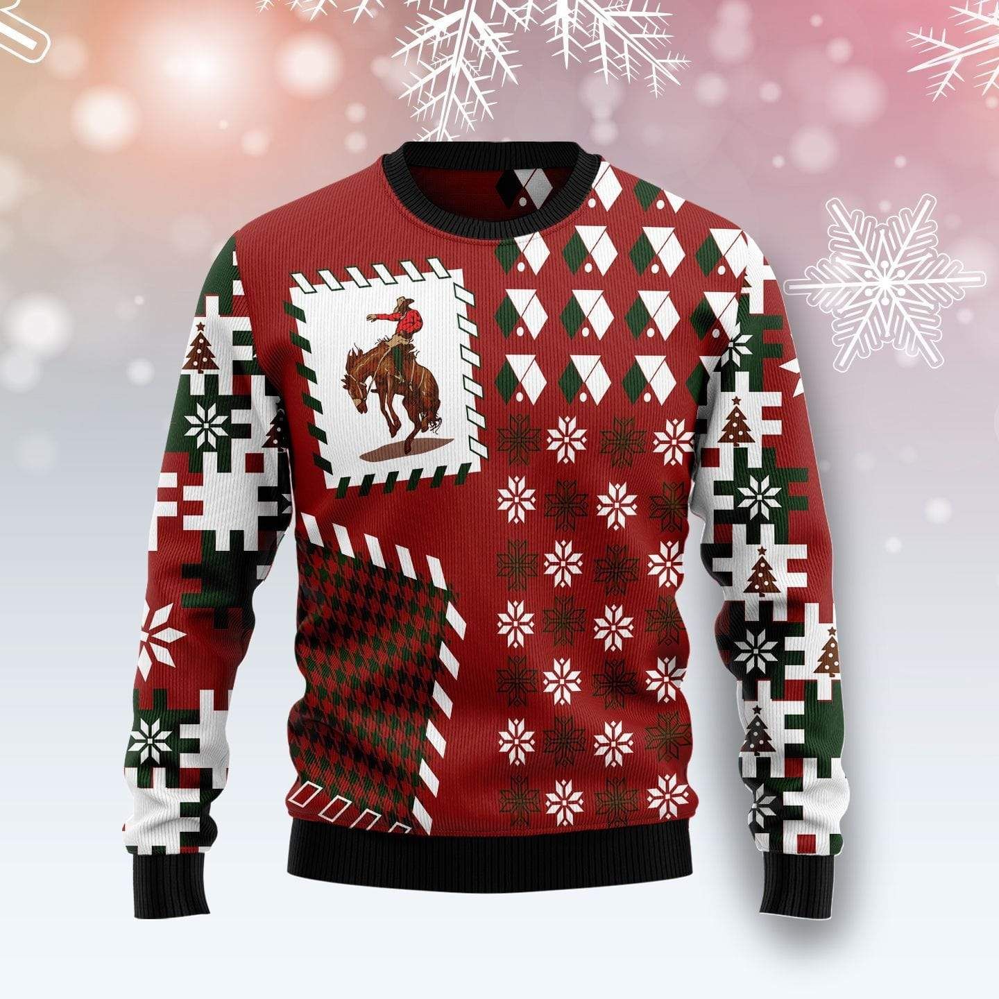 Merry Christmas Cowboys Sweater