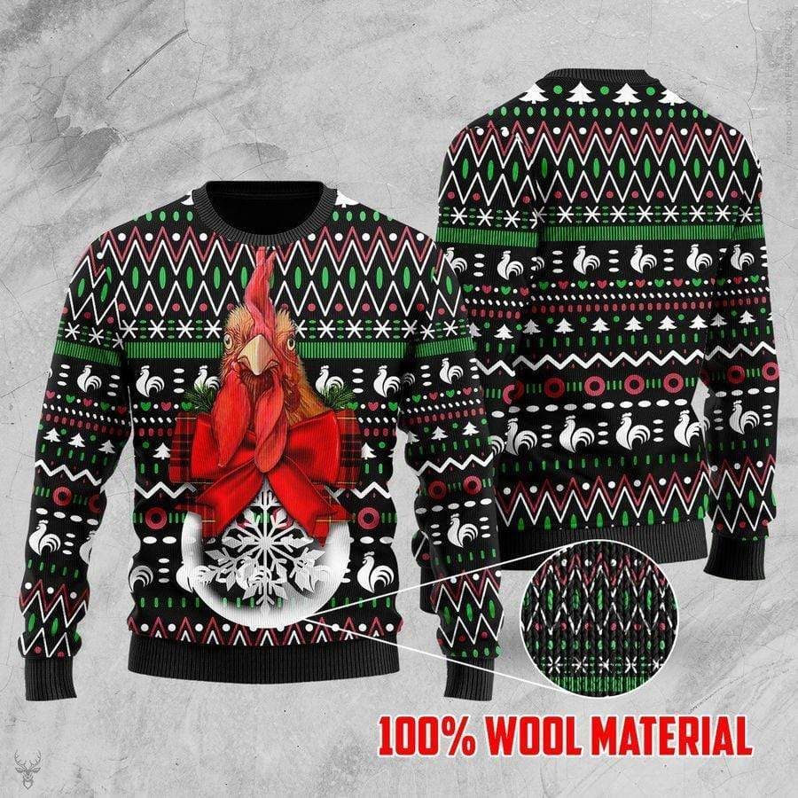 Rooster Christmas Sweater