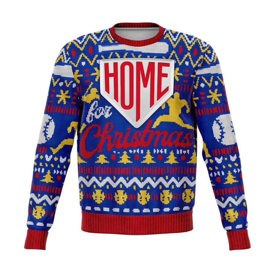 Softball Home For Christmas Sweater