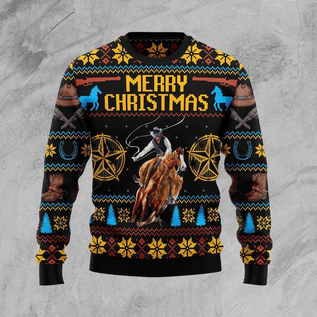 The Must-Have Christmas Cowboy Sweater