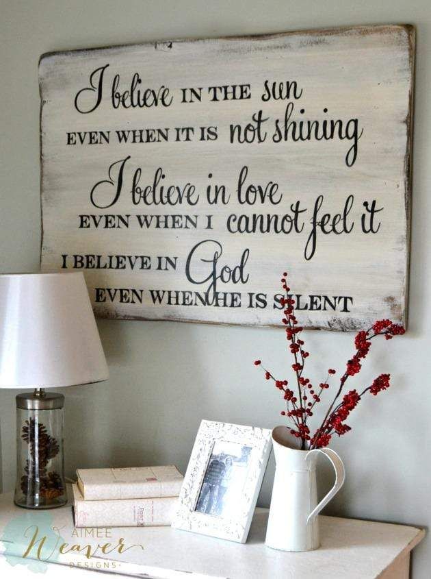 I Believe In The Sun Even When It Is Not Shining Canvas Prints PAN