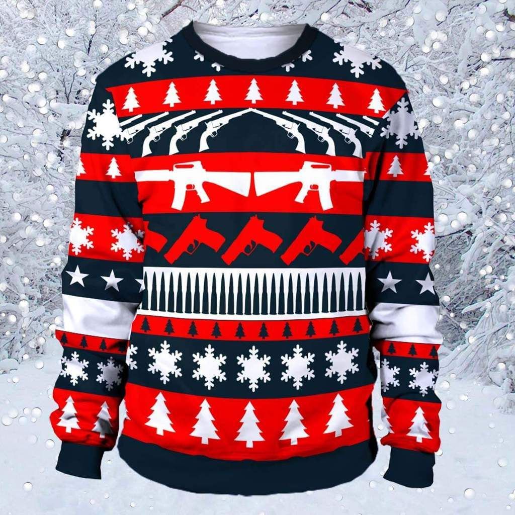 Snowflake Cool Style Ugly Christmas Sweatshirt