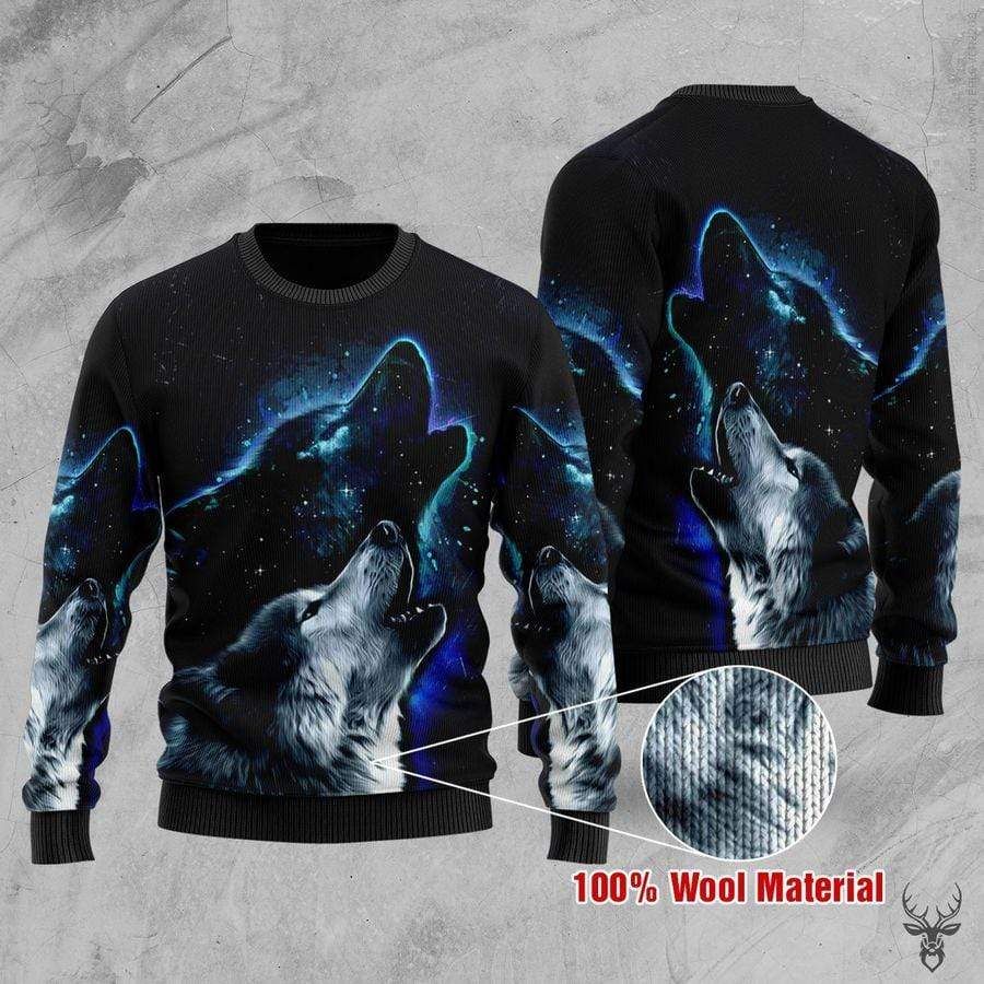 Wolf Howling Sweater