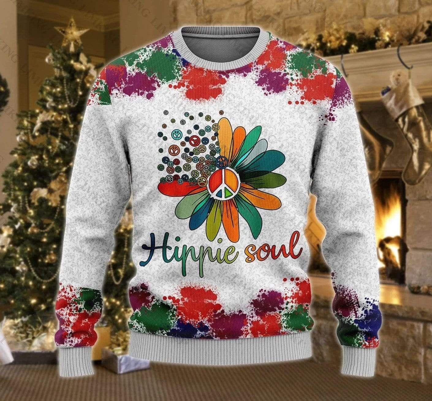 Hippie Soul Ugly Christmas Sweatshirt