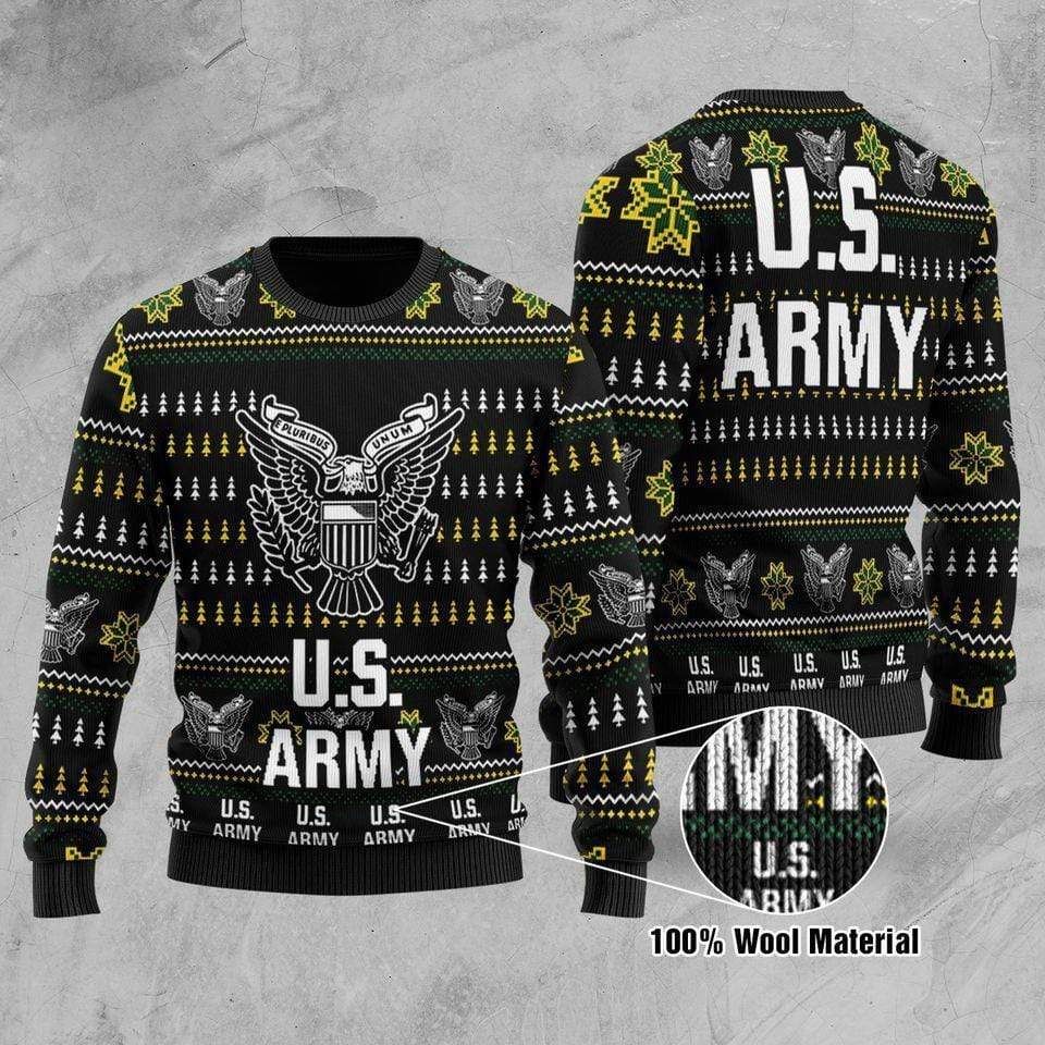Us Army Ugly Christmas Sweatshirt