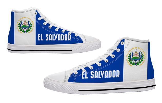 El Salvador Printed On High Top Shoes PANHTS0001