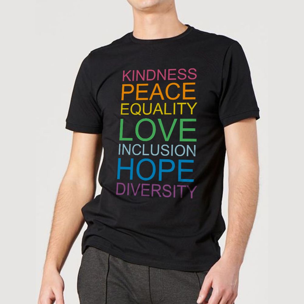 Kindness Peace Equality Love Inclusion Hope Diversity Tshirt PAN2TS0089