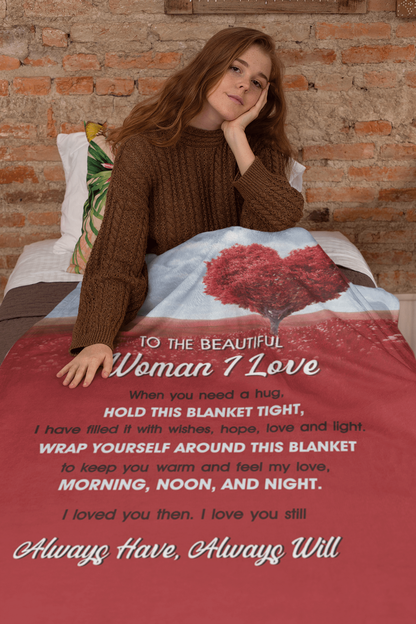 To The Woman I Love Then, I Love You Still 3D Fleece Blanket