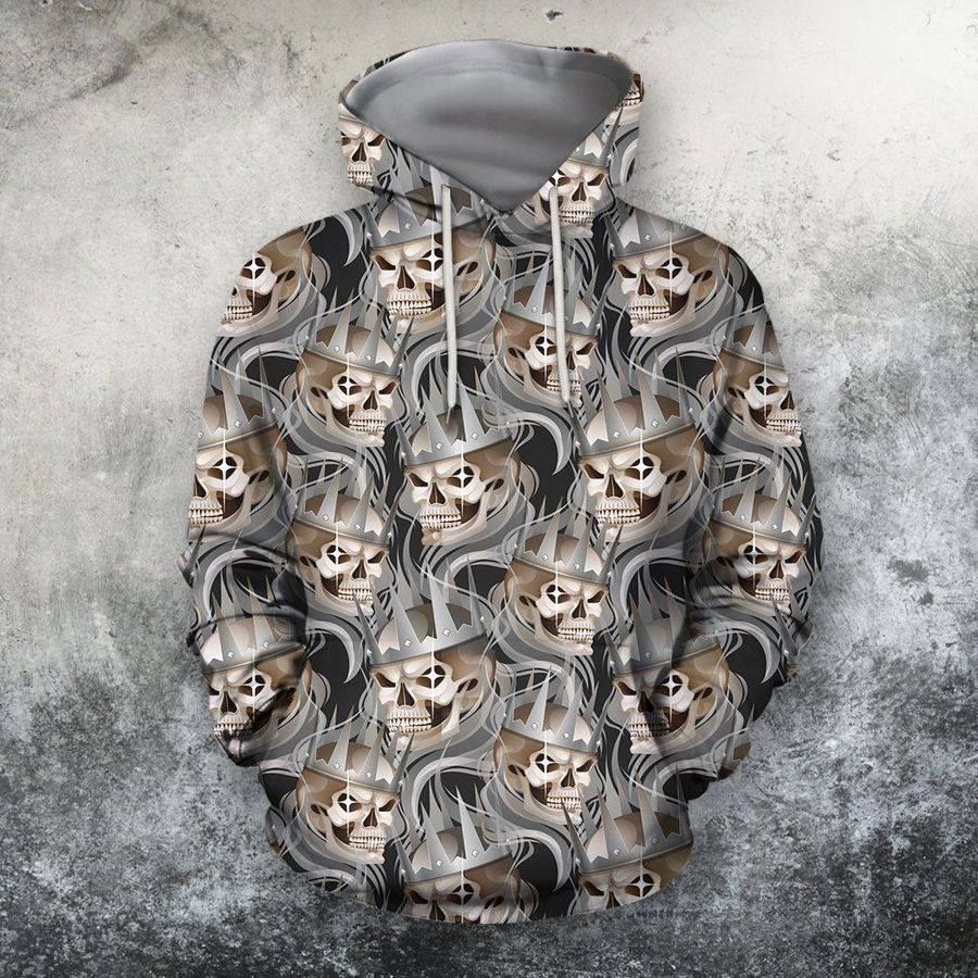 The Skull King Hoodie 3D All Over Print