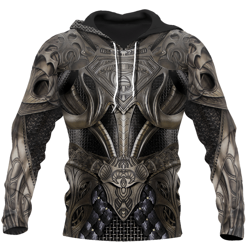Chainmail Knight Armor Hoodie 3D All Over Print