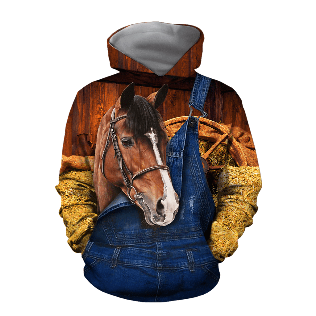 Horse Farm Hoodie 3D All Over Print