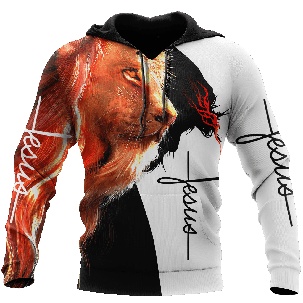 Jesus My Life My All My Everything Lion Hoodie 3D All Over Print