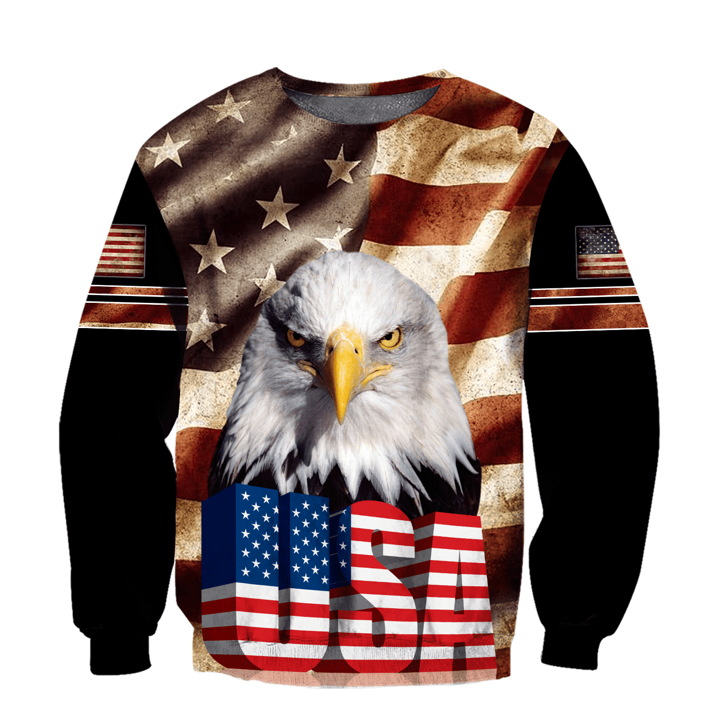 Eagle Usa Flag America Pride Sweatshirt 3D All Over Print