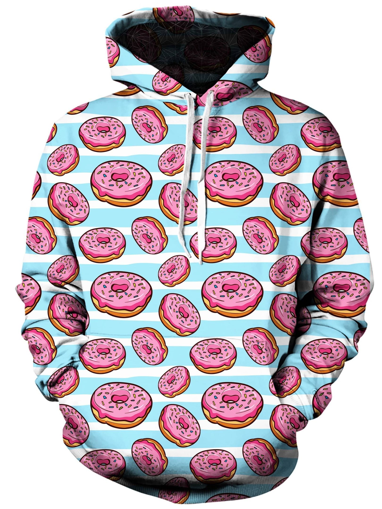 Donuts Pattern Hoodie 3D All Over Print