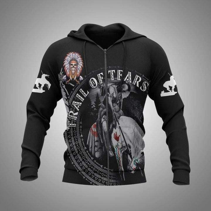 Native American Trail Of Tears Hoodie 3D All Over Print