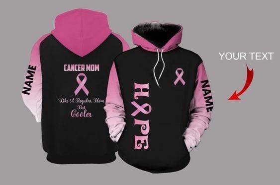 Personalized Cancer Mom Hoodie 3D All Over Print