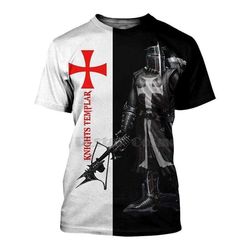 Knights Templar Cross 3D All Over Print