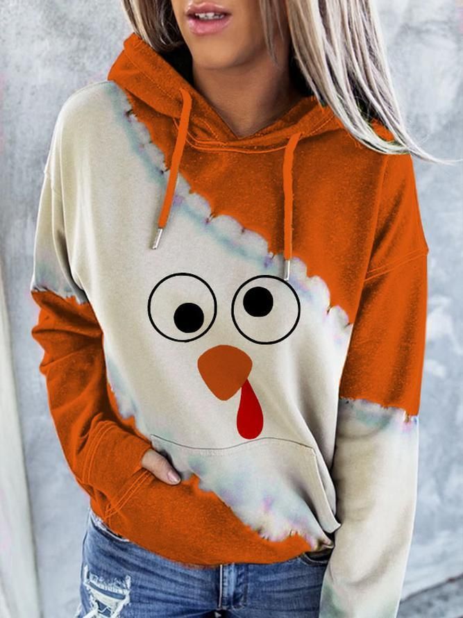 Thanksgiving Turkey Hoodie 3D All Over Print
