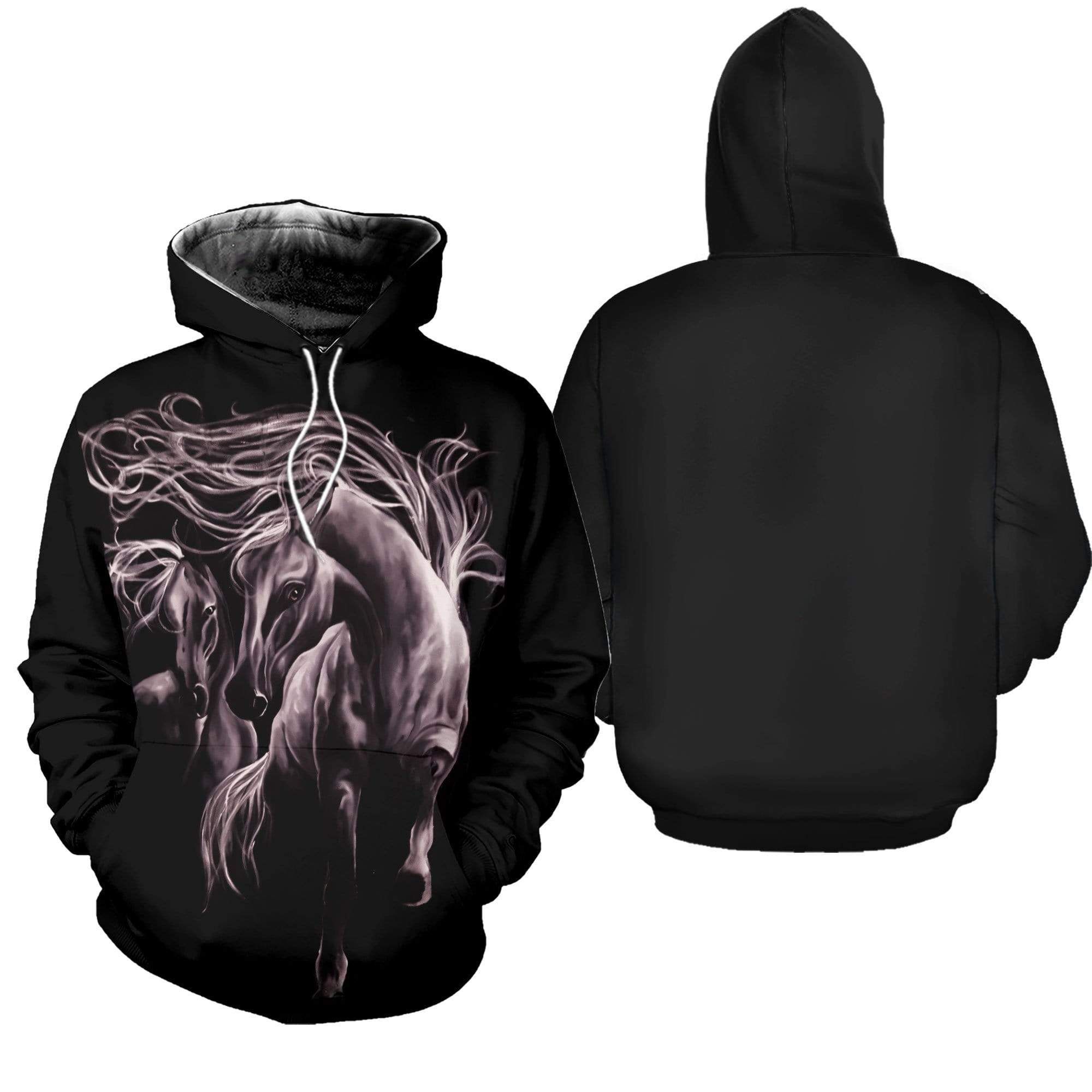 Horse Light Hoodie 3D All Over Print