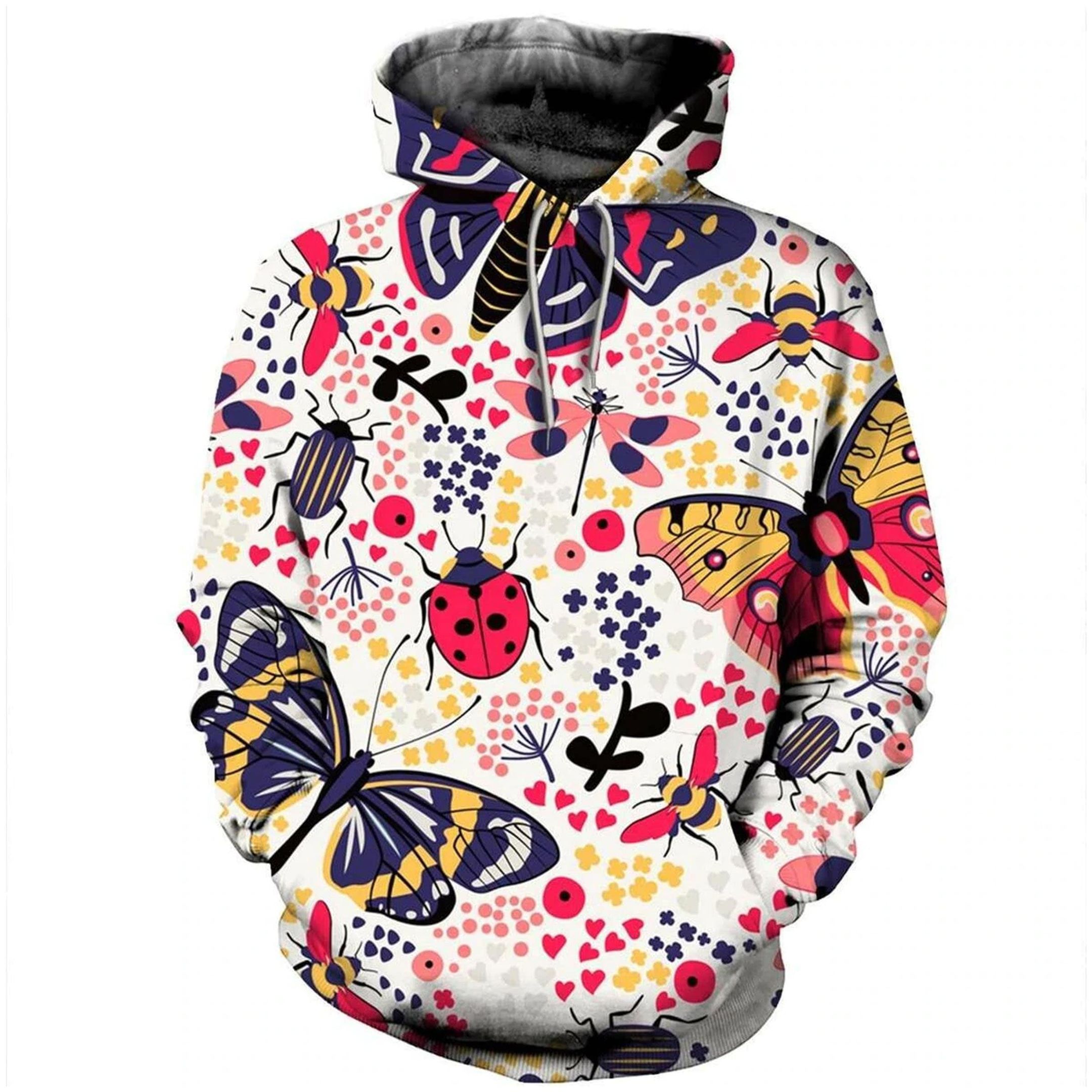 Colorful Butterfly Unisex Hoodie 3D All Over Print