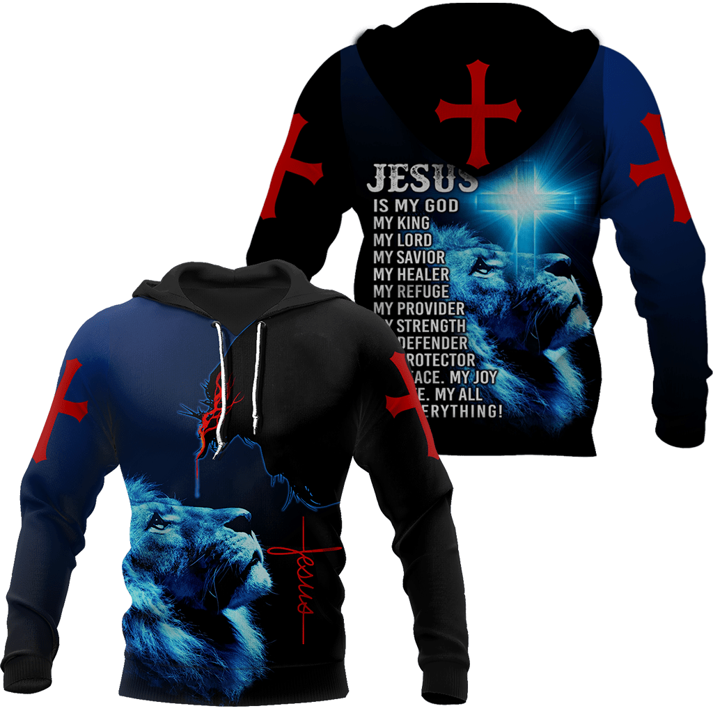 Awesome Easter Jesus My King My Lord My Savior Hoodie 3D All Over Print