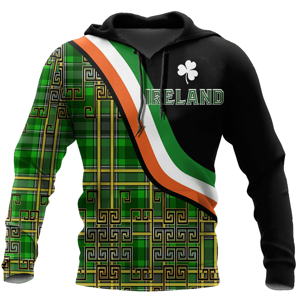 Ireland Irish St.Patrick Day Hoodie 3D All Over Print