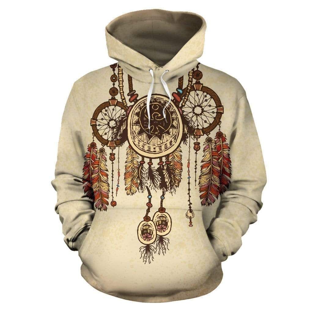 Native American Dreamcatcher Vintage Hoodie 3D All Over Print