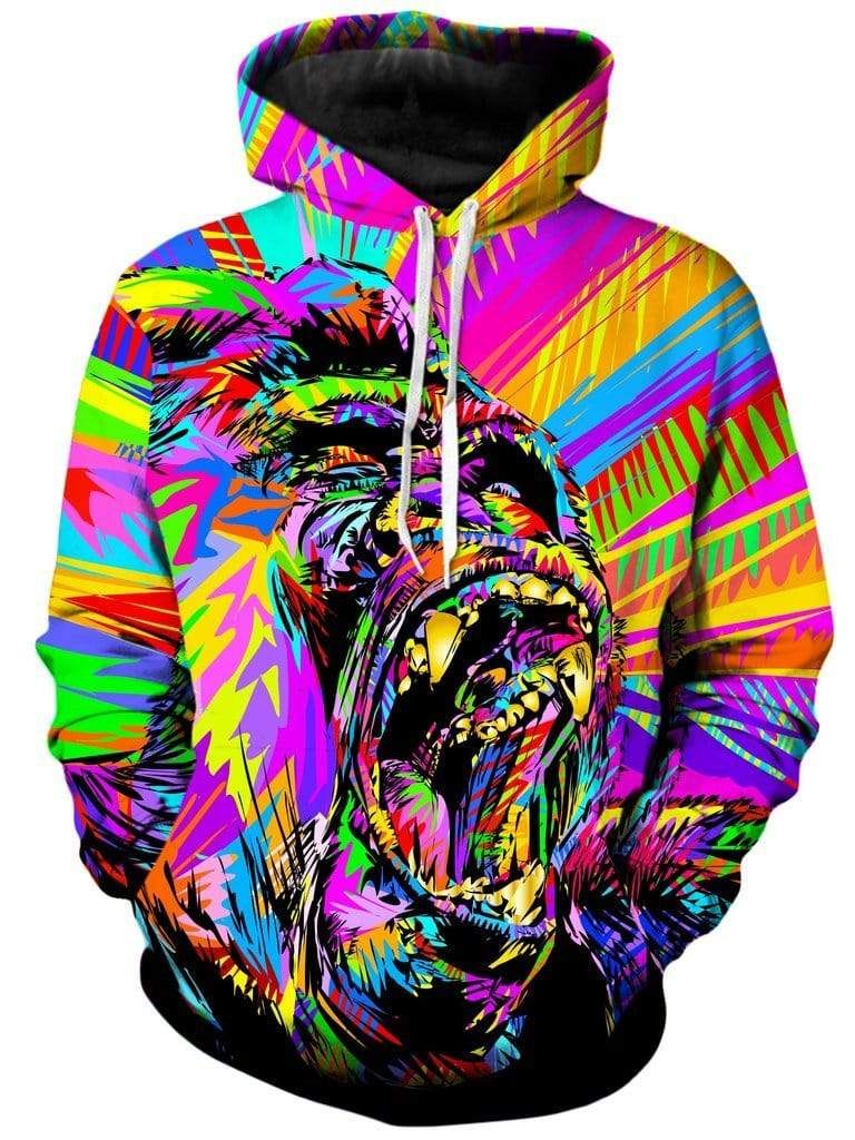 Colorful Psychedelic Big Foot Hoodie 3D All Over Print