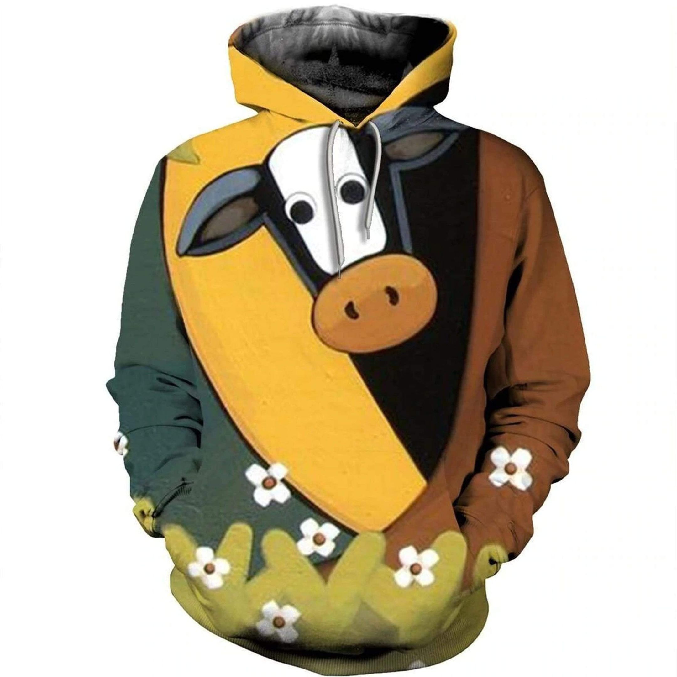 Cow Hoodie 3D All Over Print Farmer Gifts