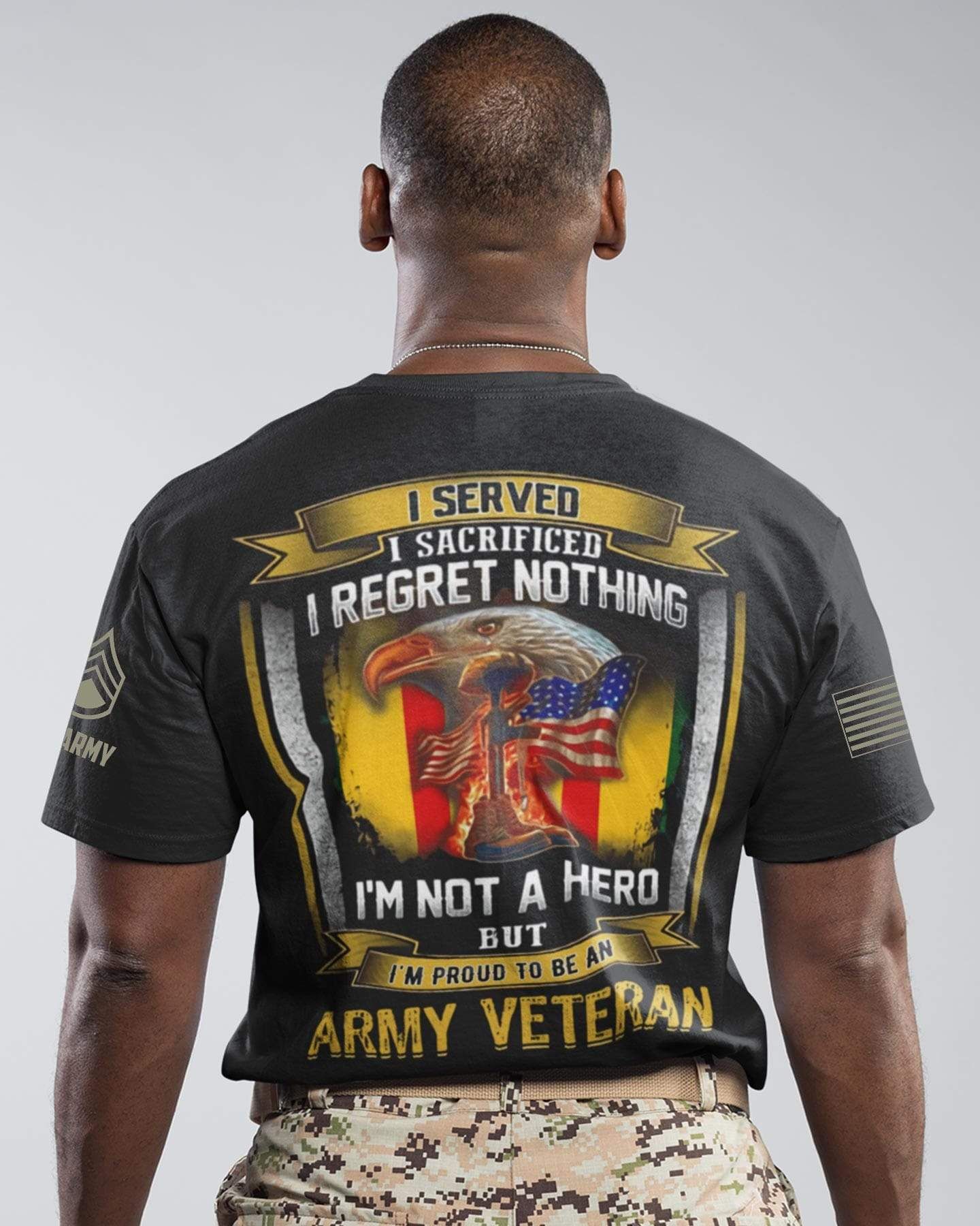 I Am Proud To Be A Veteran Shirt 3D All Over Print