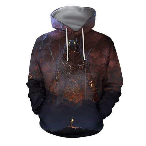 Ancient Egyptian Darkness Rises Anubis Hoodie 3D All Over Print