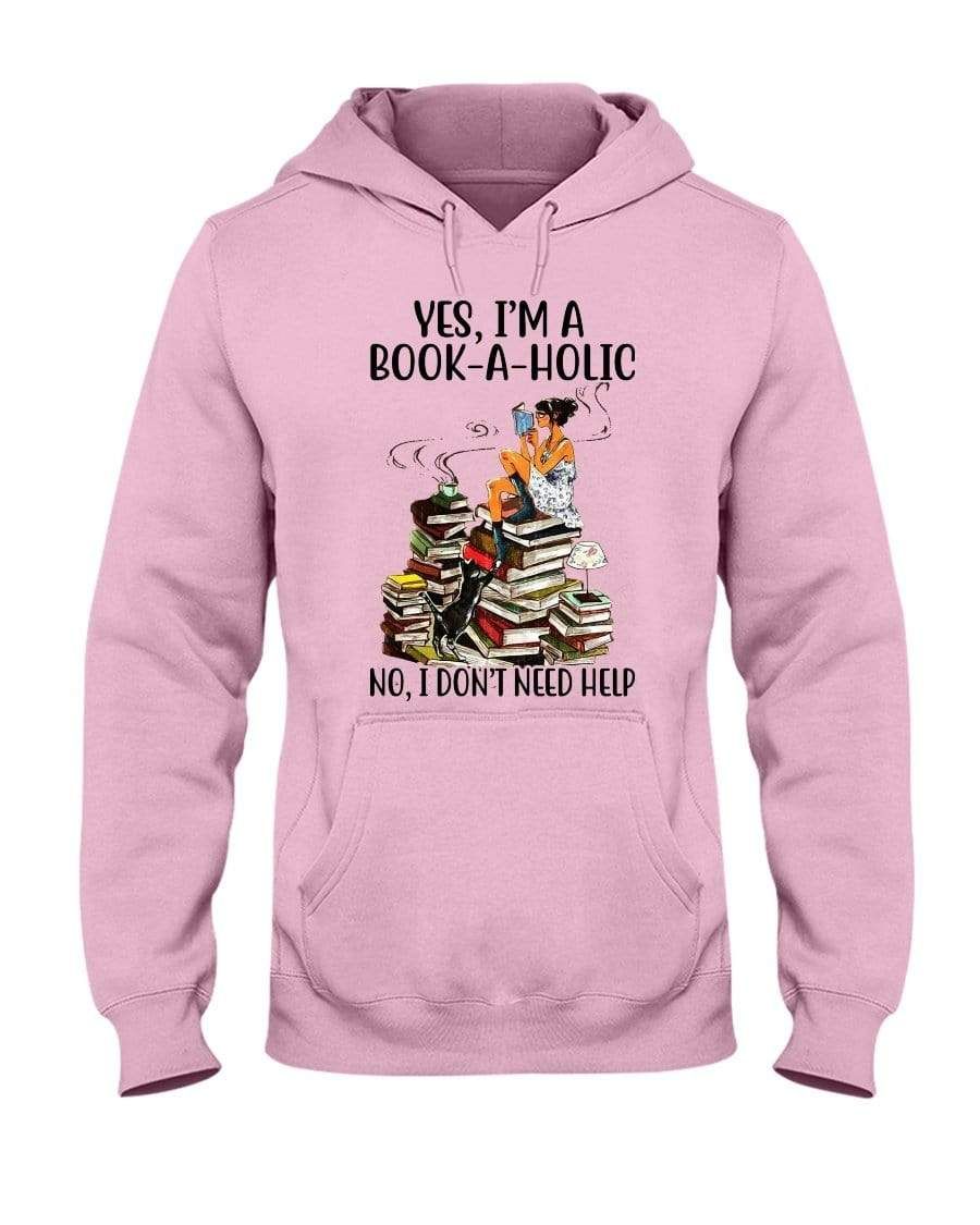 Book-A-Holic Book Lover Hoodie, T-Shirt