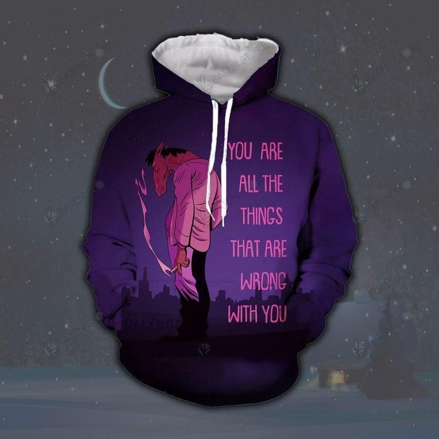 You'Re All The Things Horse Hoodie 3D All Over Print