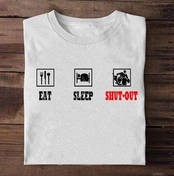 Eat Sleep Shut-Out Hockey T-Shirt