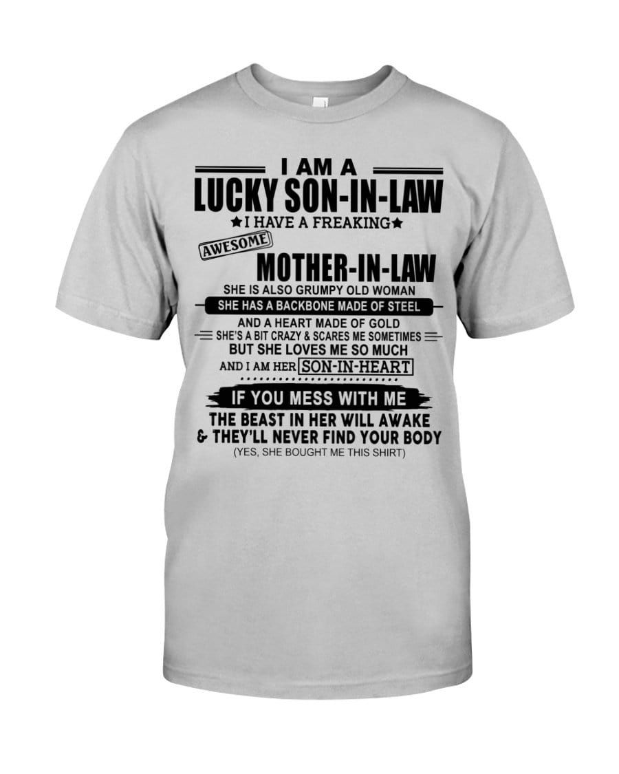 I Am A Lucky Son-In-Law Hoodie Sweater T-Shirt Hoodie