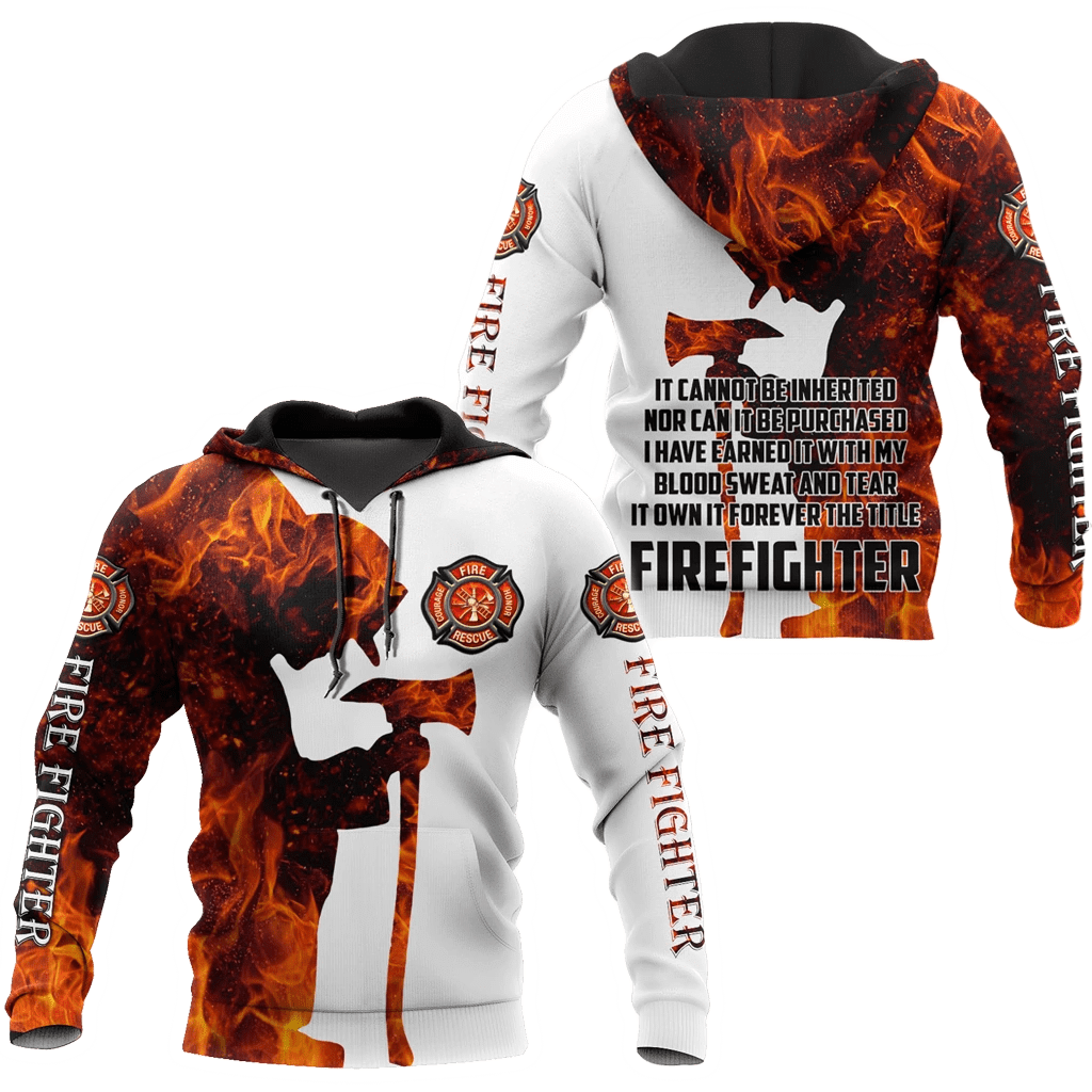 Proud To Be Firefighter Hoodie 3D All Over Print