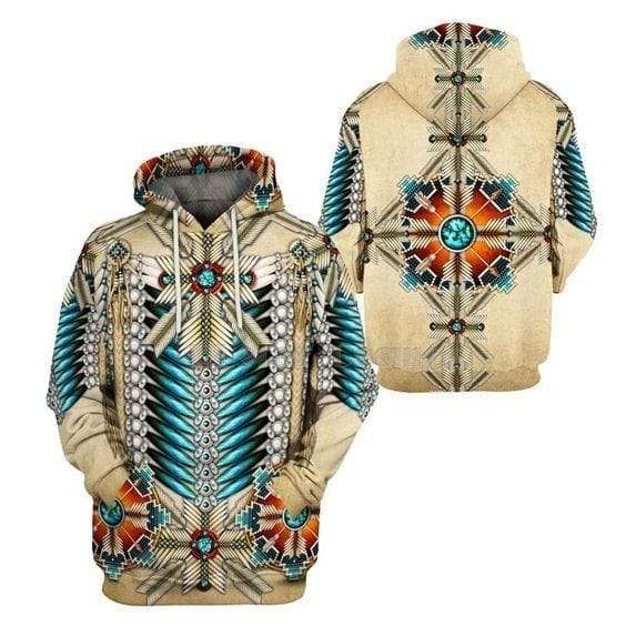 Native American In Style Hoodie 3D All Over Print