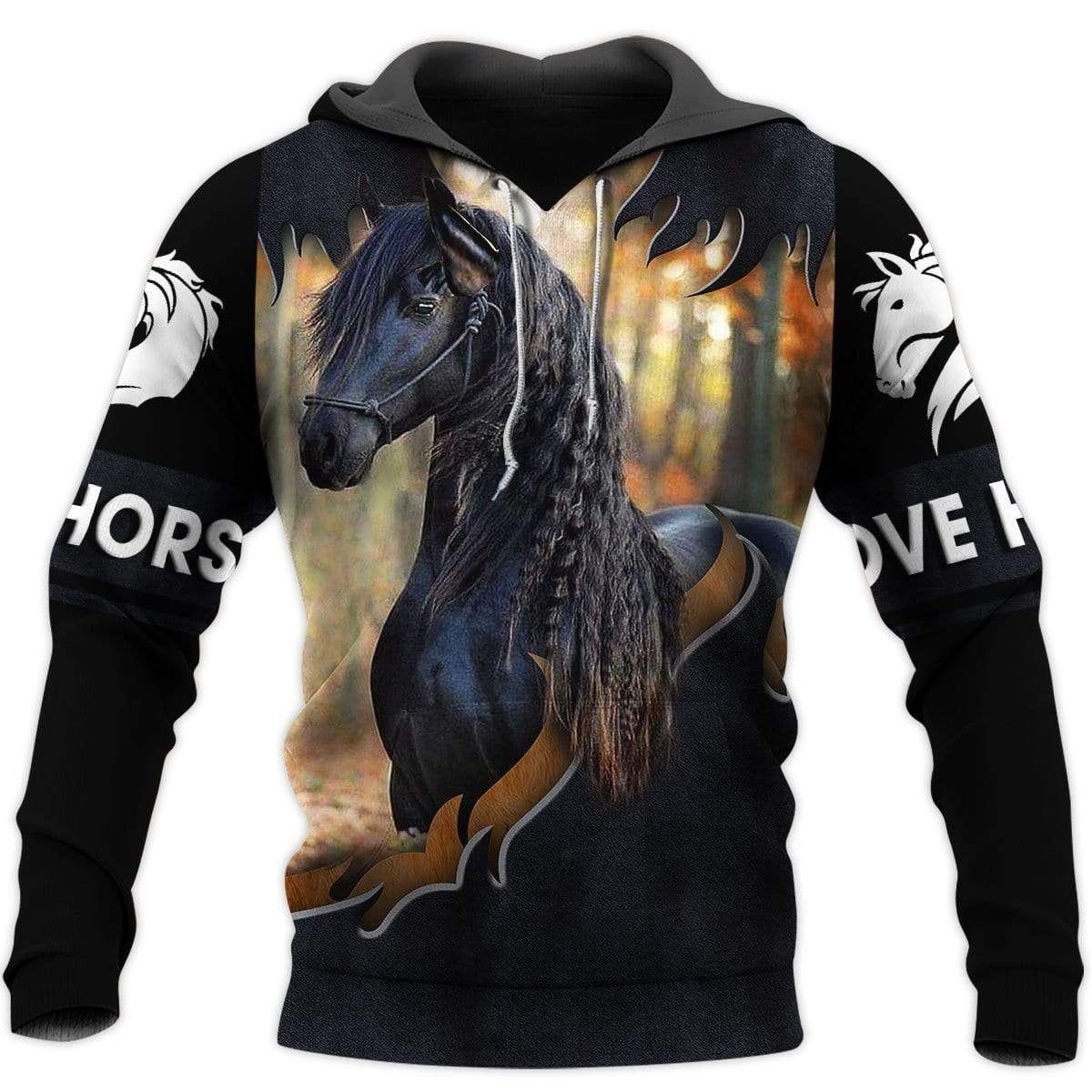 Love Dark Horse Hoodie 3D All Over Print