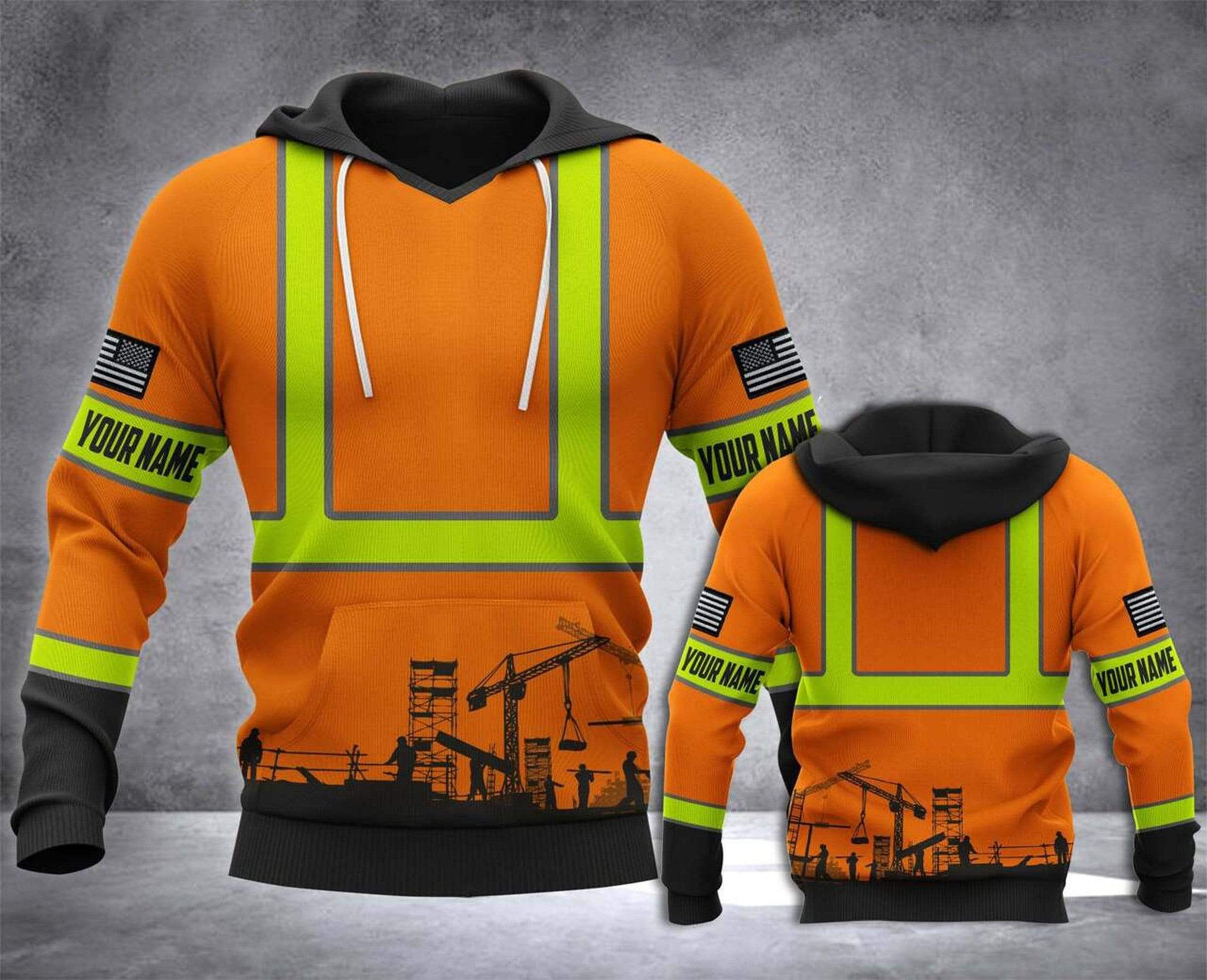 Personalized Ironworker Tip Hoodie 3D All Over Print Custom Name