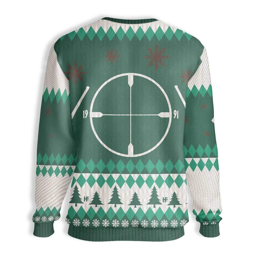 Merry Huntmas Deer Hunting Season Christmas Sweatshirt All Over Print