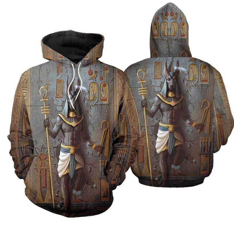 Amazing Anubis Egypt Hoodie 3D All Over Print